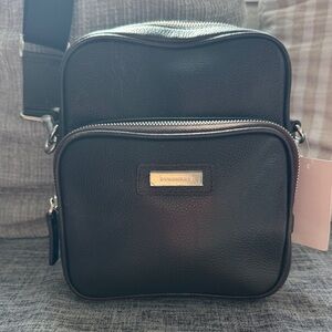 Burberry Brown Leather Messenger Bag Crossbody/ Shoulder Bag